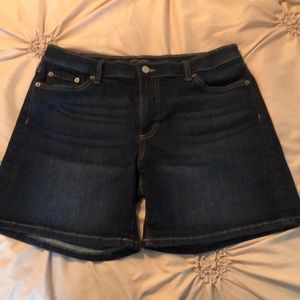 Dark Wash Banana Republic Jean Shorts
